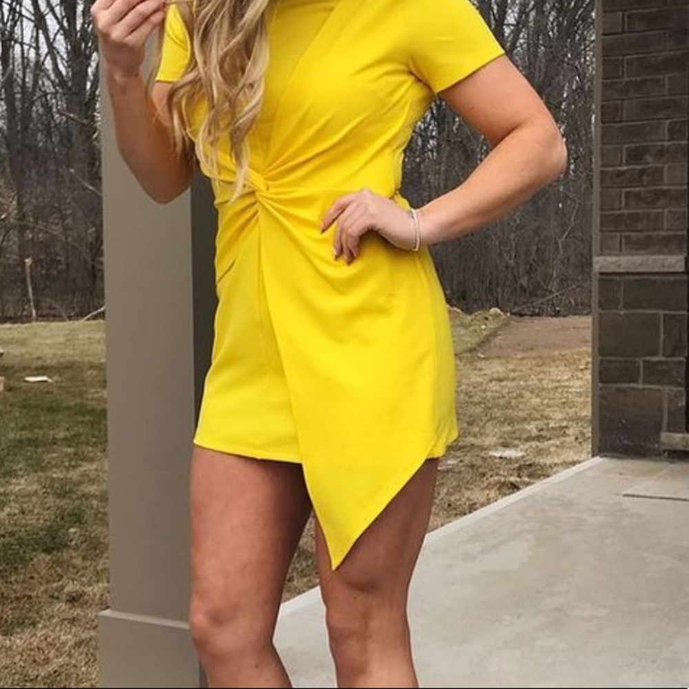 Yellow dress